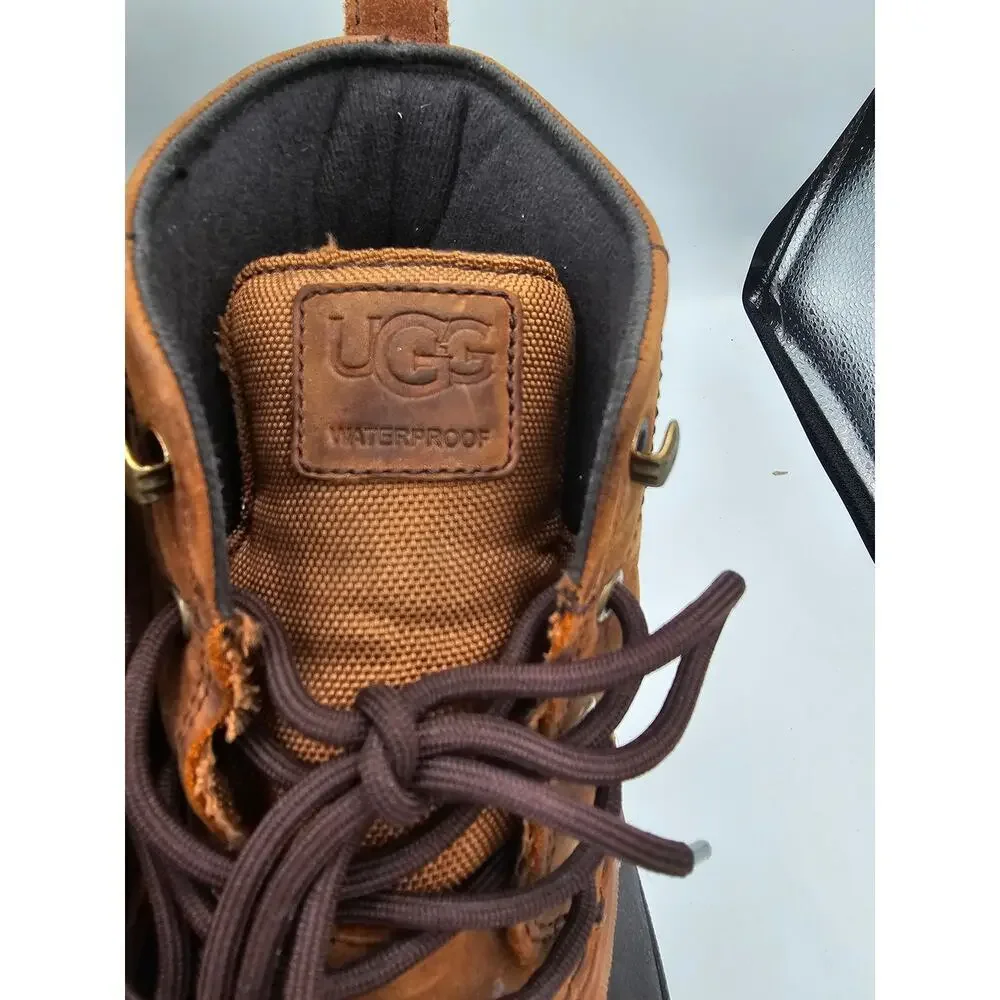 UGG Zetik Waterproof Duck Boots -Chestnut Leather -Men’s US 8